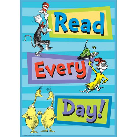 Dr Seuss Read Every Poster Eureka School