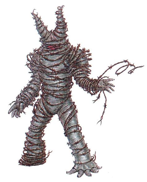 Barb Wire Beast Monster Design Monster Concept Art Fantasy