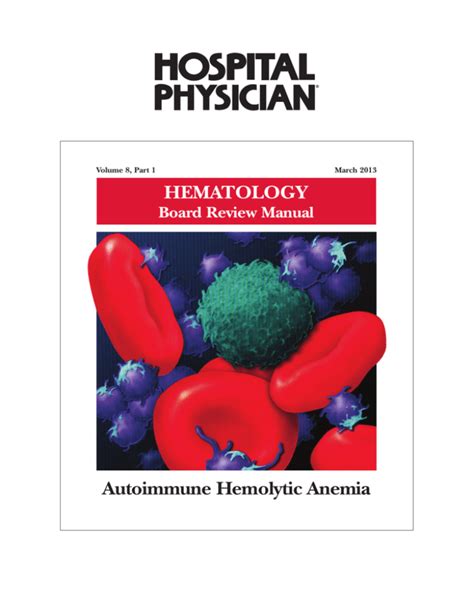 Hematology Autoimmune Hemolytic Anemia