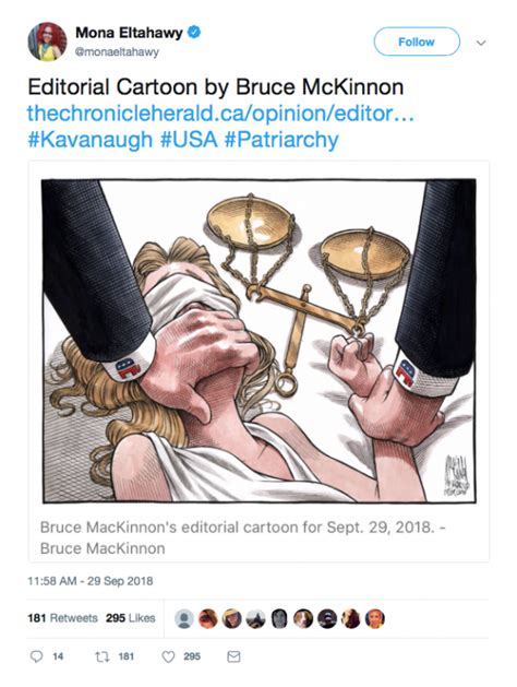 Liberal Political Cartoonists Smear Kavanaugh Mock His 10 Year Old
