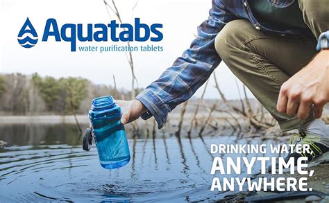 Aquatabs Water Purification Tablets Water Filtration System For Hiking Backpacking Camping