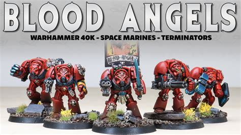 Blood Angels Warhammer 40000 Full Range Commission Painted