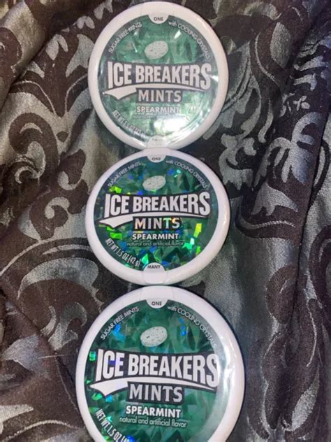 Ice Breakers Sugar Free Mints Spearmint Ounce Packs