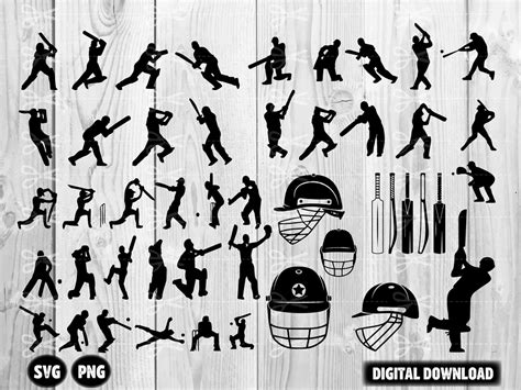 Cricket Svg Cricket Silhouette Cricket Svg Bundle Cricket Etsy