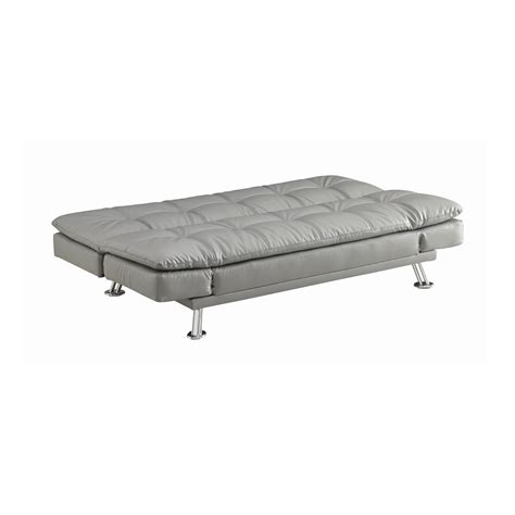 Dilleston Tufted Back Upholstered Sofa Bed Grey Coaster Fi