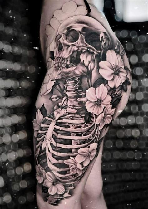 Girly Skull Tattoo