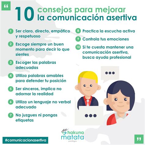 10 Consejos Para Mejorar La Comunicación Asertiva Comunicacion