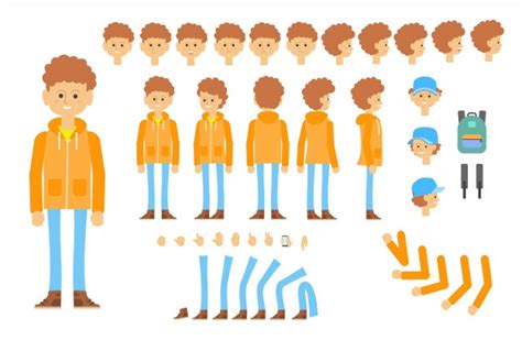 Vector Characters For Animation At Collection Of