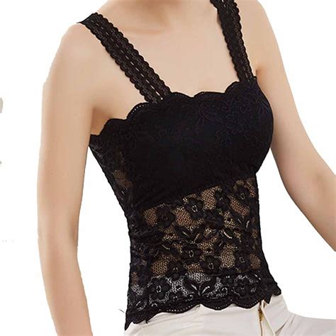 new aarrival 2017 sexy women lace strap wrapped chest camis crop top vivid butterfly camis