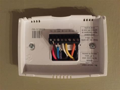• wallplate • 3 energizer® aa batteries. HONEYWELL Thermostat Wiring - HVAC - DIY Chatroom Home ...