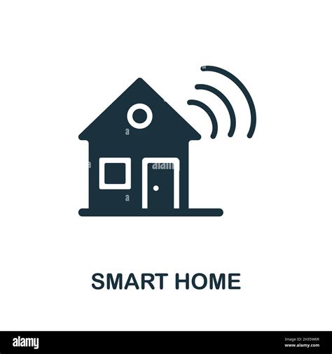 Smart Home Icon Monochrome Sign From Internet Technology Collection