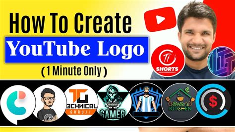 How To Create Youtube Logo In 1 Minute How To Make Professional