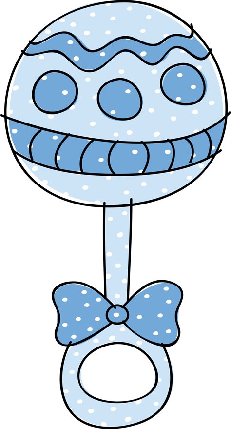 Transparent Blue Rattle Clipart Pink Baby Rattle Clipart Png