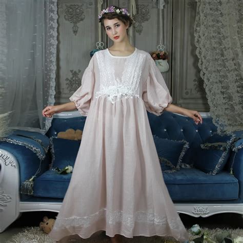 Vintage Sleepwear Women Nightgown Girl Nightgown Dress Women Princess