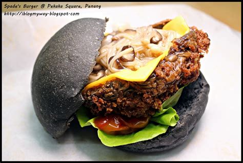Well, the patty in the burger is actually imitation meat (vegetarian). Spade's Burger @ Pekaka Square, Penang - I Blog My Way