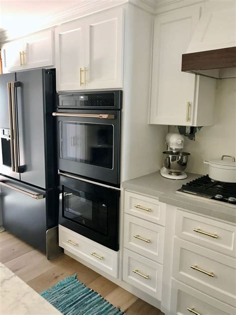 This muted version mixes well with most any colour palette. Hardware to match GE Cafe series range in brushed bronze ...