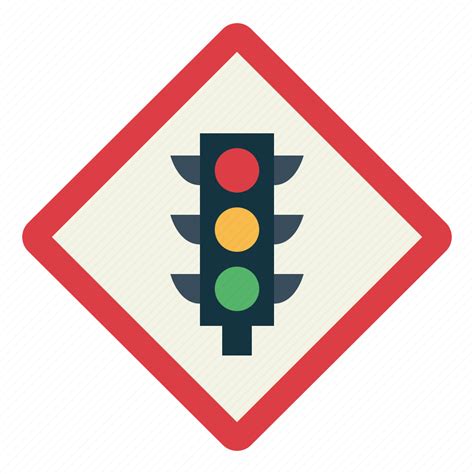 Signaling Road Sign Notice Traffic Sign Traffic Lights Icon