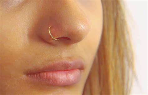 Cute Gold Nose Ring For Regular Use Etsy