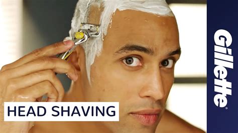 Head Shaving Tips For Men Gillette Fusion Proshield Youtube