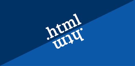 Other technologies besides html are generally used to describe a web page's appearance/presentation (css) or. What is the difference between .htm and .html files?