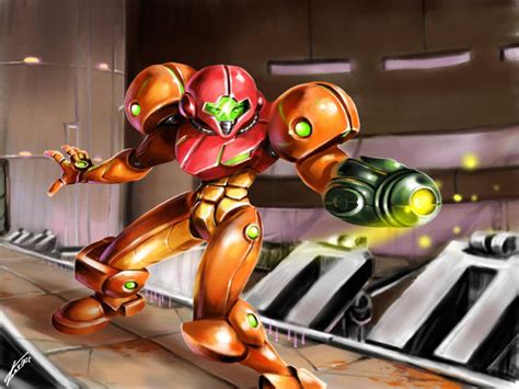 My First Completed Metroid Fan Art~ By Tomycasethesame On Deviantart