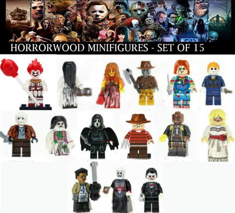 Horror Film 15pc Horrorwood Lego Minifigures Pennywise Ring