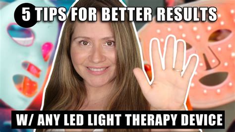 5 Tips For Better Results With Any Led Light Therapy Device Youtube