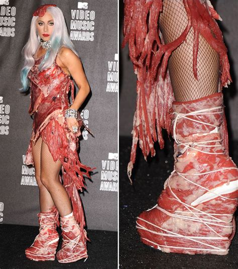 Lady Gagas Most Outrageous Outfits Mirror Online