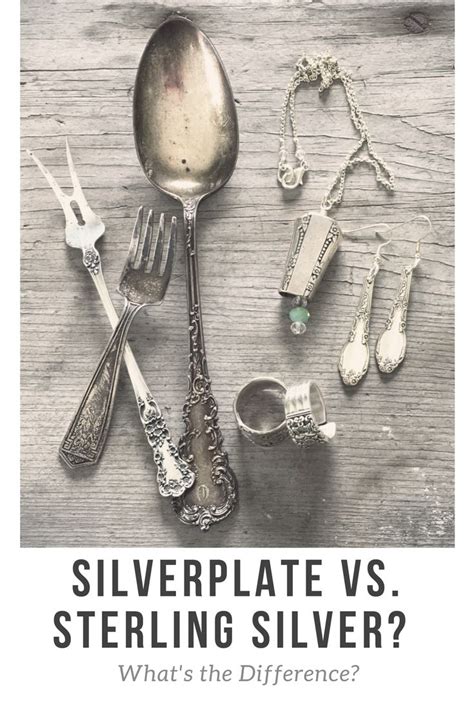 Silverplate Vs Sterling Silver Whats The Difference Silver Plate