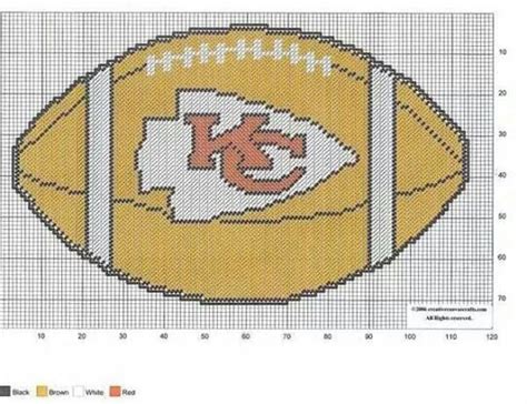 Kansas city chiefs cross stitch patterns. 132 best Cross stitch College & Pro images on Pinterest ...