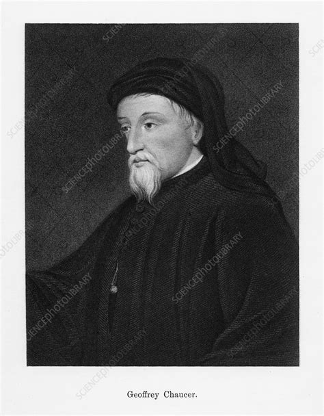 Geoffrey Chaucer English Author Stock Image C0453436 Science