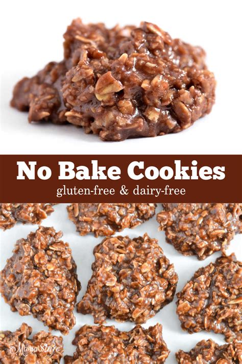 No bake lactation cookies are just what they sound like. Gluten-Free No Bake Cookies (Dairy-Free) - MamaShire