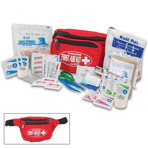 Elite Hikers First Aid Kit Three Compartments Easy Access To