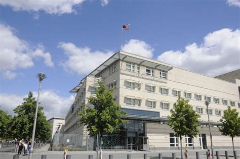 American Embassy In Berlin Germany Editorial Stock Image Image Of