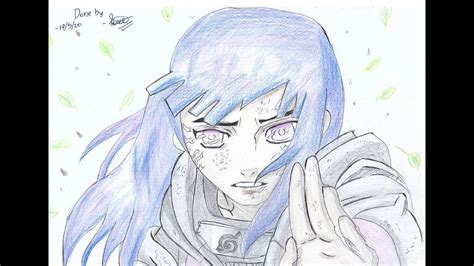 Drawing Hinata Hyuga Naruto Youtube