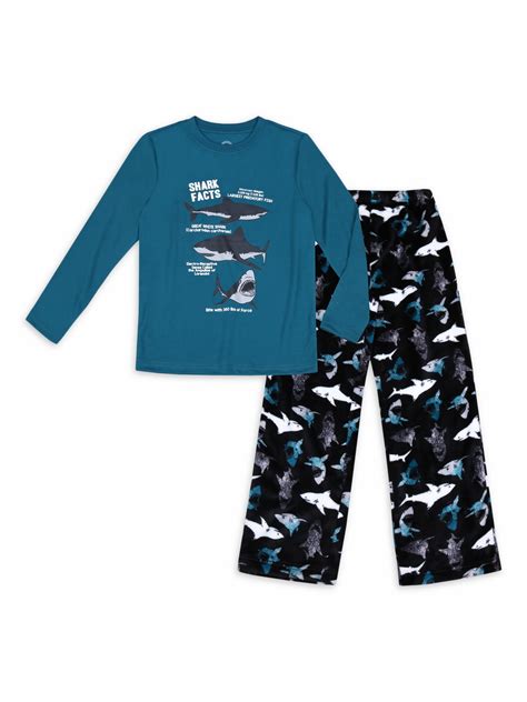 Wonder Nation - Wonder Nation Boys 2-Piece Pajama Set Sizes 4-18