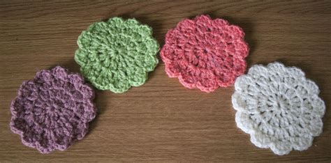Hazels Crochet Spring Flower Crochet Coaster Pattern 950