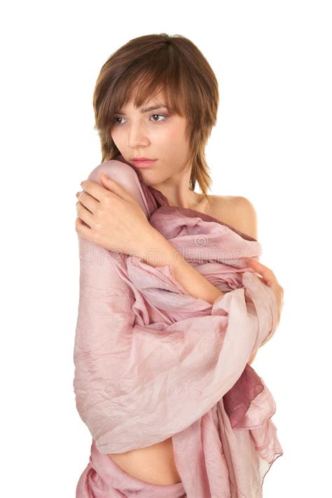 Half Naked Girl Shawl Stock Photos Free Royalty Free Stock Photos From Dreamstime