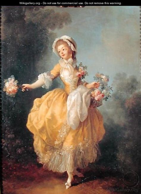 Dancer With A Bouquet Jean Frederic Schall The
