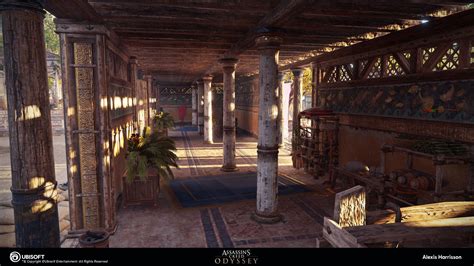 Artstation Assassins Creed Odyssey Wood Public Buildings Alexis Harrisson Ancient Greek