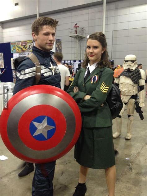 Steve And Peggy Cosplay Marvel Halloween Costumes Marvel Costumes