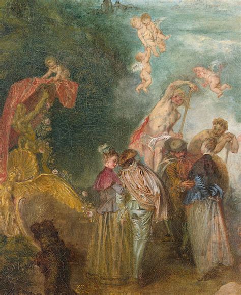 1717antoine Watteau 1684 1721 The Embarkation For Cythera Detail
