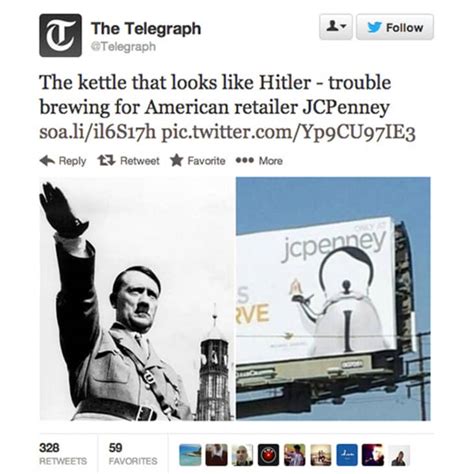 this is 2013 jc penney social media and the teakettle that looks like hitler the kitchn