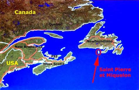 St Pierre And Miquelon East Canada St Pierre And Miquelon Saint