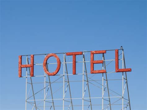 Old Vintage Hotel Sign Letters Stock Image Image Of Antique South