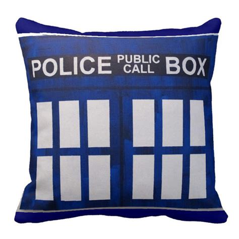 Doctor Who Tardis Pillow