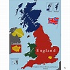Just a general map of the United Kingdom of Great Britain and Northern ...