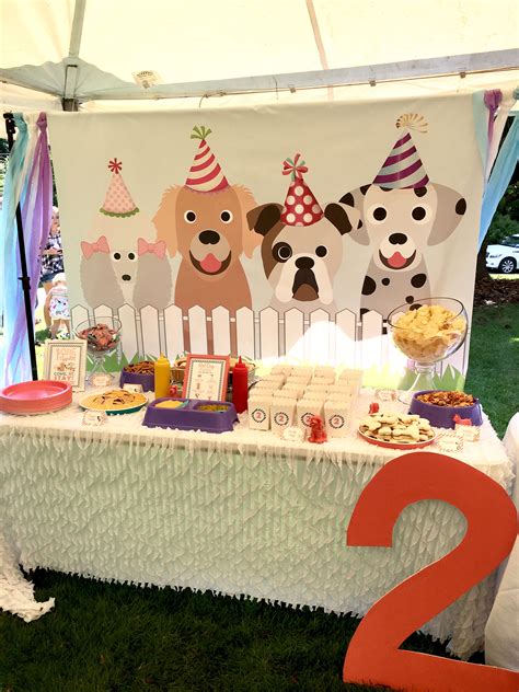 Carolynes Puppy Party Dog Party Decorations Dog Birthday Party Dog