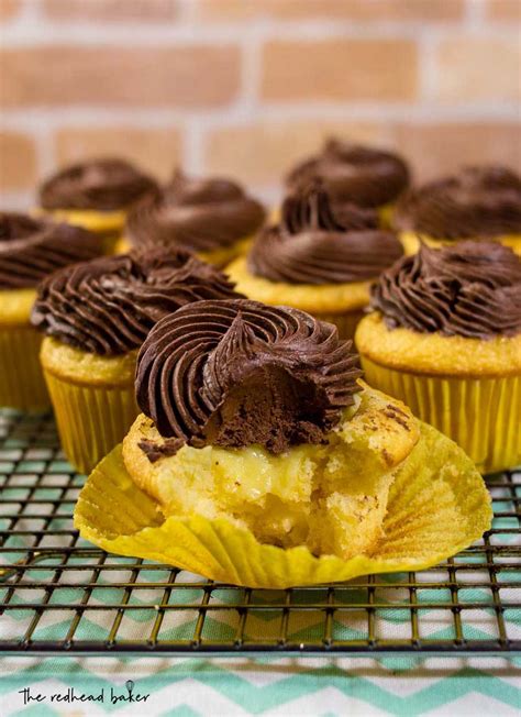 Enjoy them with your hands like any other cupcake or dig in with a fork. Boston Cream Cupcakes Recipe by The Redhead Baker