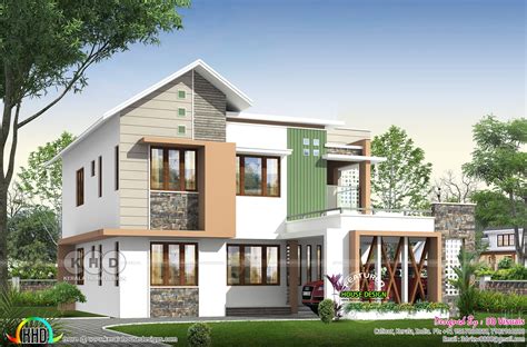 4 Bhk Single Floor Kerala House Plans Floorplansclick